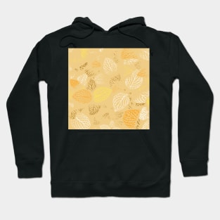 Autumn, Leaves Pattern 3 Hoodie